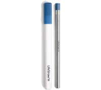 LifeStraw Sip - Cannuccia riutilizzabile in acciaio inox con custodia per il trasporto, rimuove microplastiche, batteri e parassiti, per viaggi e uso quotidiano, blu tempesta