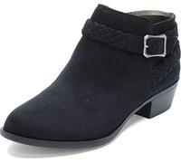 LifeStride Adriana, Stivaletto Donna, Black Micro, 40.5 EU