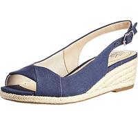 LifeStride Sandali con zeppa Espadrillas Socialite da ragazza, Marina Militare, 38 EU