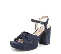 LifeStride Sandali da donna August, con tacco, Blu mare, 37 EU