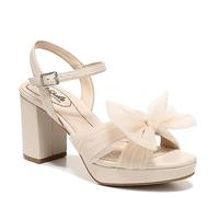 LifeStride Sandalo da donna con tacco e plateau last dance, Osso, 37.5 EU