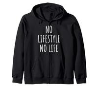Lifestyle Amante Benessere Tendenze Motivazione Crescita Personale Felpa con Cappuccio