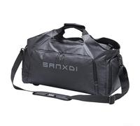 Lifestyle Ready - Borsa da palestra in nylon che offre ampio spazio e soluzioni di archiviazione intelligenti per gli atleti, Come da immagine, Nero