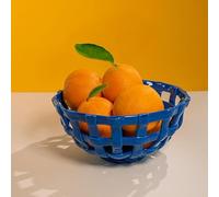 lifestyle WD Cestino Centrotavola in ceramica blu