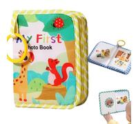 Lifesunny My First Baby Photo Book with Safe Mirror, 2025 New Baby Photo Album Holds 4x6'' Photos, Kid Memory Keepsake Gift for Newborn Toddler Boy Girl Baby Shower (A)