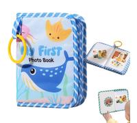 Lifesunny My First Baby Photo Book with Safe Mirror, 2025 New Baby Photo Album Holds 4x6'' Photos, Kid Memory Keepsake Gift for Newborn Toddler Boy Girl Baby Shower (B)