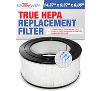 LifeSupplyUSA Filtro HEPA di ricambio compatibile con purificatore d'aria Honeywell 21500 21600 Sears Kenmore 833308