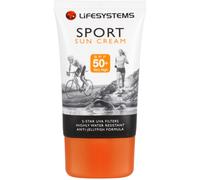 LifeSystems Sport SPF50+ Crema Solare, 100ml 100 ml White/Orange