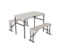 Lifetime 80352 42 Recreation - Set tavolo pieghevole Almond