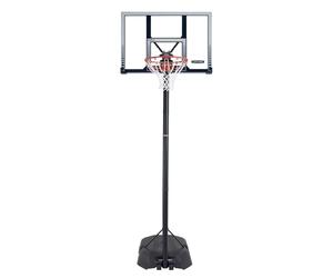 LIFETIME Canestro da basket portatile con base e ruote, altezza regolabile 244-305 cm, cerchio Slam-It® con rete, tabellone in HDPE con protezione UV, base ricaricabile da 127 l (92401)