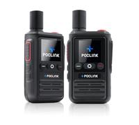 Lifetime Free Global Walkie Talkies Long Range, POC-1 Lite, 4G LTE Unlimited Range POC Two-Way Radios with Bluetooth & APP, 3000mAh Rechargeable Walkie Talkies, Support User Self-Group Creation