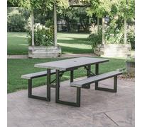 Lifetime Tavolo Da Picnic Pieghevole 6ft (1.83m) Modello 60481 Grigio