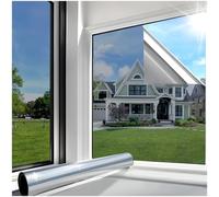 Lifetree Pellicola a specchio per finestra, con controllo e riflessione del calore, protezione solare, adesivo per finestra, anti-UV, colorata, liscia, 45 x 200 cm