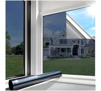 Lifetree Pellicola a specchio per finestra, con riflessione e controllo del calore, protezione solare, adesivo per finestra, anti-UV, colorata e liscia, 45 x 200 cm