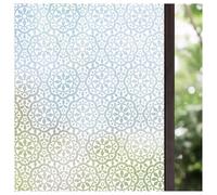 Lifetree Pellicola per finestra anti-sguardo elettrostatica adesiva oscurante, pellicola vetrata in vetro smerigliato smerigliato, decorativa, per bagno, casa, cucina, ufficio, (45 x 200 cm), motivo
