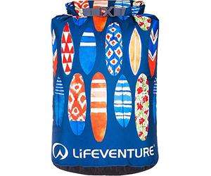 Lifeventure 100 Percent Waterproof 25l Dry Bag with Surfboards Print, Ideal for Paddleboarding, Kayaking, Swimming, Beach And More, Sacchetto Asciutto Unisex-Adulto, Tavole da Surf, 15 Litri
