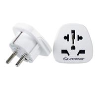 Lifeventure Adattatore da Viaggio Europeo Onesize White