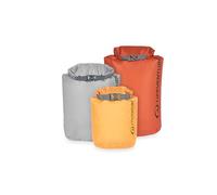 Lifeventure Borsa impermeabile ultraleggera, confezione multipla, tessuto rip-stop siliconato con cuciture completamente nastrate (1L, 2L, 5L), toni della terra