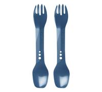 Lifeventure Ellipse Spork 2-Pack, posate, blu scuro Navy Blue