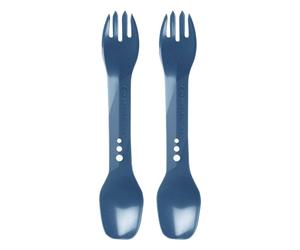 Lifeventure Ellipse Spork 2-Pack, posate, blu scuro Navy Blue