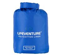 Lifeventure Polycotton Sleeping Bag Liner, Rectangular (Navy), Unisex, Blue, Taglia Unica