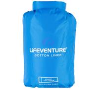 Lifeventure Liner Sacco a Pelo Cotone, mummy, blu Onesize Blue