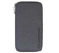 Lifeventure Protected Travel Wallet, Made from Eco-Friendly Recycled Material, Grey, RFID-Portafoglio Cerniera e Porta passaporto per Viaggi, Ecologico, riciclabile (Grigio) Uomo, Taglia Unica