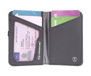 Lifeventure RFID Card Wallet, portafoglio, unisex, grigio Onesize Grey
