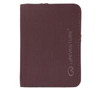 Lifeventure RFID Card Wallet, unisex, rosso prugna Onesize Red