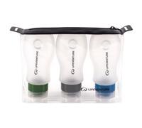 Lifeventure Set Bottiglie, unisex, silicone. Onesize Black