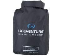 Lifeventure Silke Ultimate Liner Sacco a Pelo, mummy, nero Onesize Black