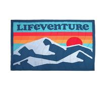 Lifeventure Sundown Coperta da campeggio foderata in pile, antivento e impermeabile, calda coperta termica per campeggio, viaggi su strada, furgoni e picnic, 200 x 140 cm, stile retrò