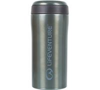 Lifeventure Tazza termica, a tenuta stagna e sottovuoto, riutilizzabile, tazza da viaggio, 300 ml, tungsteno lucido