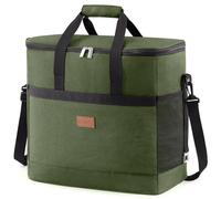Lifewit Borsa Frigo 40L, Borse Termica Morbida per Surgelati, Grande Borsetta Termiche Porta Pranzo per Uomini e Donne, Cooler Bag per Mare, Spiaggia, Viaggio, Campeggio, Barbecue, Verde