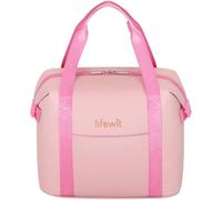Lifewit Borsa Termica Porta Pranzo per Donna, Piccola Borse Frigo Impermeabile Leggera, Work Lunch Bag per Ufficio, Viaggio, Picnic, Spiaggia, Rosa, 9L