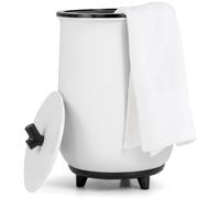 LIFEZEAL 23L Secchio Scaldasalviette Elettrico Bagno, 130℃, Rapido, Tempo e Temperatura Regolabili, Scalda Asciugamani, Salviette, Coperte, Vestiti, con Scatola Profumi, Auto-spegnimento, Nero