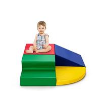 LIFEZEAL 4 mattoncini da costruzione in schiuma per bambini, per arrampicata, mattoncini giganti, multicolore, antiscivolo, impermeabili, grandi per la cameretta dei bambini (stile 1)
