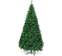 LIFEZEAL Albero di Natale Artificiale 210 cm, Abete Natalizio Foltissimo, 950 Rami, Christmas Tree, in PVC, Base Pieghevole in Metallo, Realistico, Stabile, per Interno, Esterno, Montaggio Facile