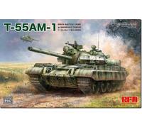 Liffield Modello 1/35 T-55AM-1 Carro armato principale w/binari mobili Modello di plastica RFM5147 (serbatoio)