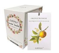 LIFFLY Confezione da 14 bustine di fiori d'arancio per cassetti e armadi, regalo di lunga durata