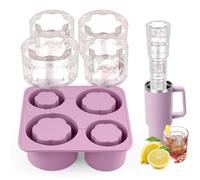 Lifhety Ghiaccio Stampo per Stanley Cup, Cubetti Ghiaccio Silicone Riutilizzabili, Stampi per Ghiaccio Grandi per Cocktail Caffè Whisky