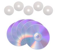 LIFKICH 10 Pezzi Disco Dvd-r Vuoto Alta Capacità Registrabile Materiale Plastico Compatibile Versatile per Ufficio e Vita Quotidiana