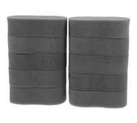 LIFKICH 10 Pezzi Spugna per Depilazione Chioma Nera, Spolverino per Collo e Viso Barbiere, Riciclabile per Salone e Uso Professionale