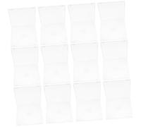 LIFKICH 12pezzi Custodie Cd Ultrathin Trasparenti Con Pellicola Protettiva Porta Cd Portatile Con Ampia Capacità Per Archiviazione Dvd Casa e Cinema