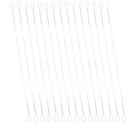 LIFKICH 15 Pezzi Filo per Affettatrice Formaggio in Acciaio Inox 14,5 Cm, Ricambio Resistente per Taglia Formaggi, Affettatrice a Filo per Burro, Salumi e Pane, Uso Domestico e