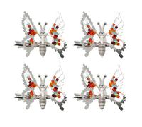 LIFKICH 1set Mollettine per Capelli con Molla Farfalla Fermagli Creativi in Metallo Resistente Accessori Unici per Feste e Uso Quotidiano