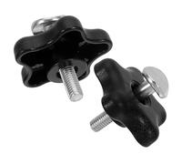 LIFKICH 2 Pezzi Bullone Vite Pomello per Manico Tosaerba, Set | Plastica e Metallo, Fissaggio su Due Lati Resistente alle Vibrazioni, Ricambio per Riparazioni del Giardino
