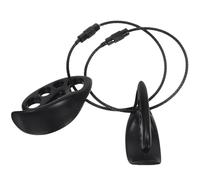 LIFKICH 2 Pezzi Clip per Disco Sportivo Portatile per Disco da Lancio, Nero | Portadischi da Esterno, Fissaggio del Disco, Plastica e Metallo, Antigraffio, Facile da Riporre