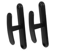 LIFKICH 2 pezzi Ganci Porta Tende e Attaccapanni da Parete Appendi Cappotti e Asciugamani Design Semplice e Resistente per Cucina Camera e Bagno Accessori Muro Multifunzionali