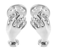 LIFKICH 2 Pezzi Spilla Bouquet e Fiori Intercambiabili Design Compatto in Rame Argento Vintage Realizzata a Mano per Persone a Feste di Matrimonio e Balli
